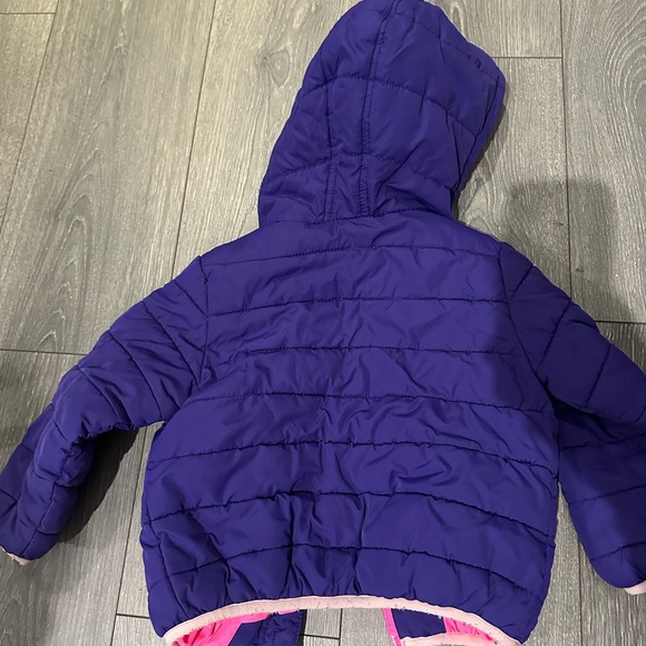 Nike purple puffer jacket size 24 months - Picture 6 of 6